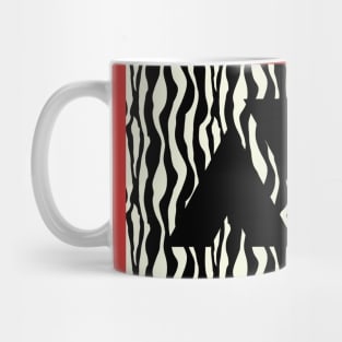 Asheville NC logo, zebra Mug